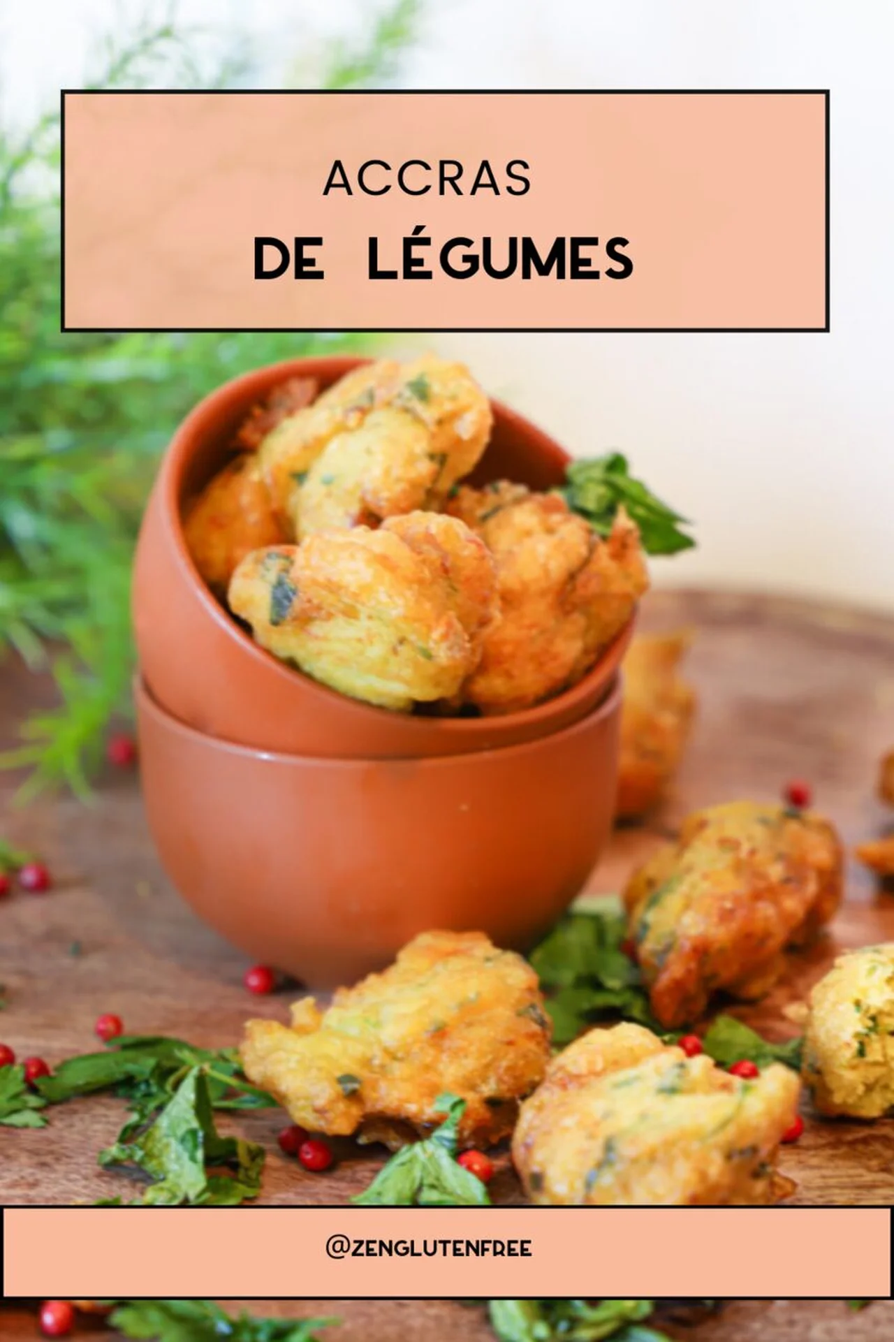 Accras de légumes sans gluten