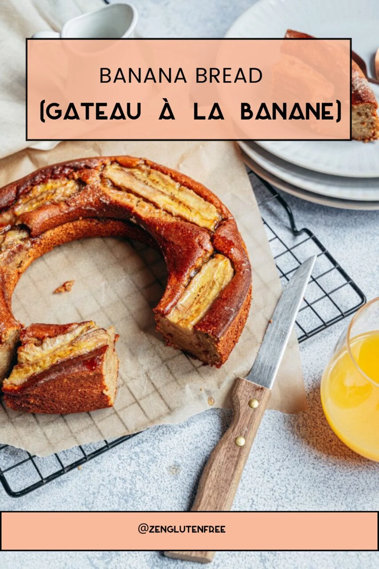 Banana bread sans gluten