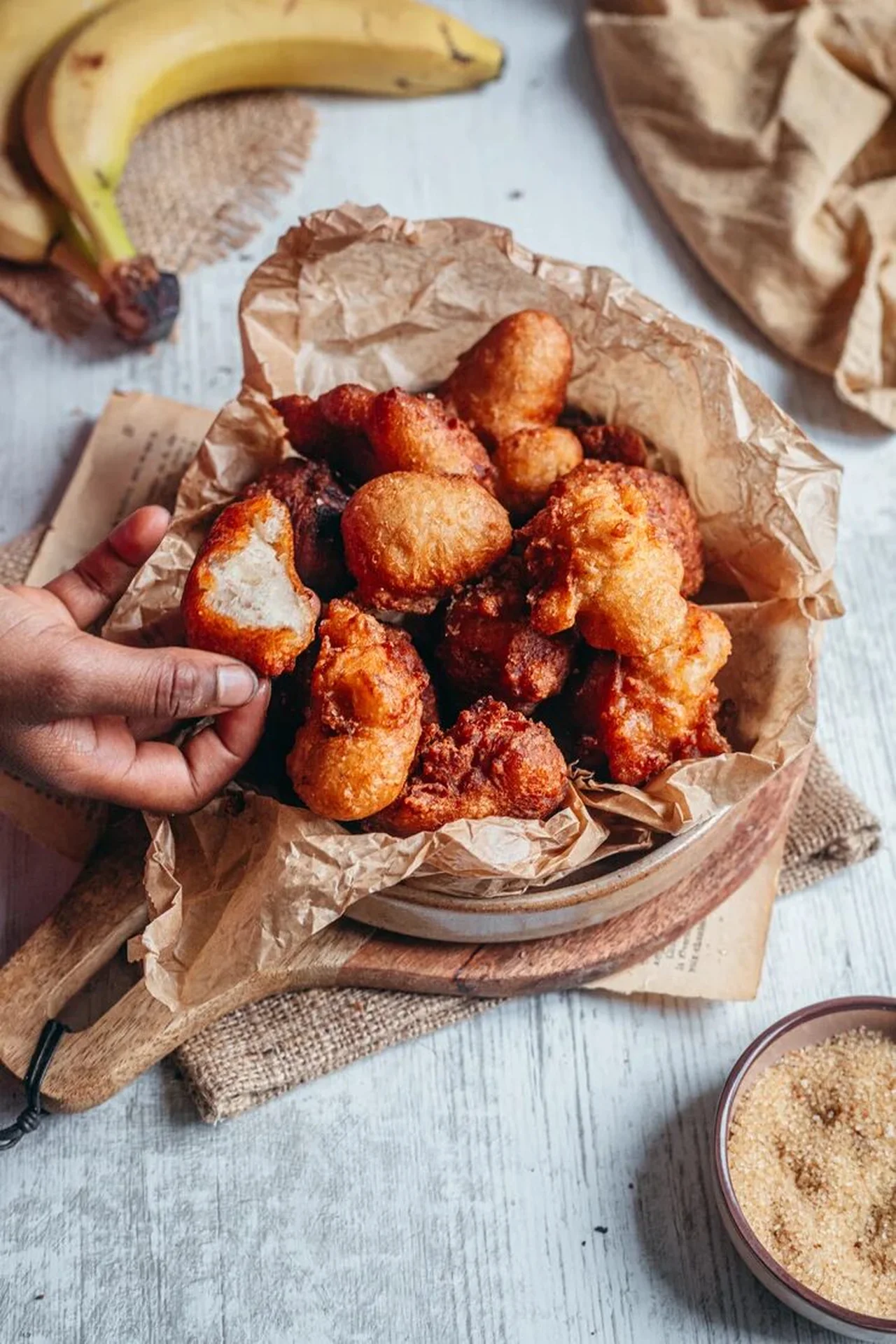 Beignets de bananes sans gluten et sans lactose