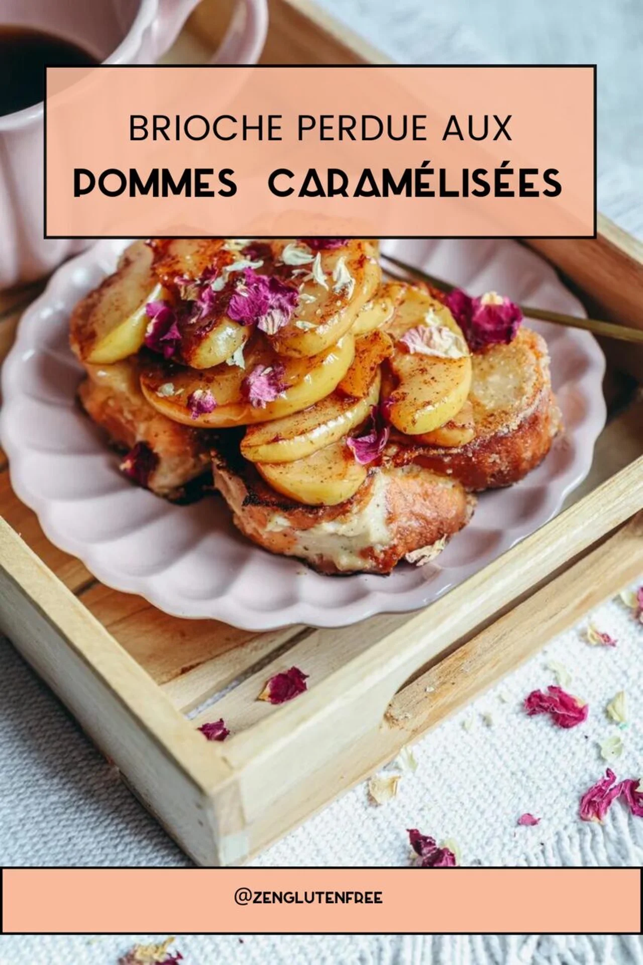 Brioche perdue aux pommes caramélisées