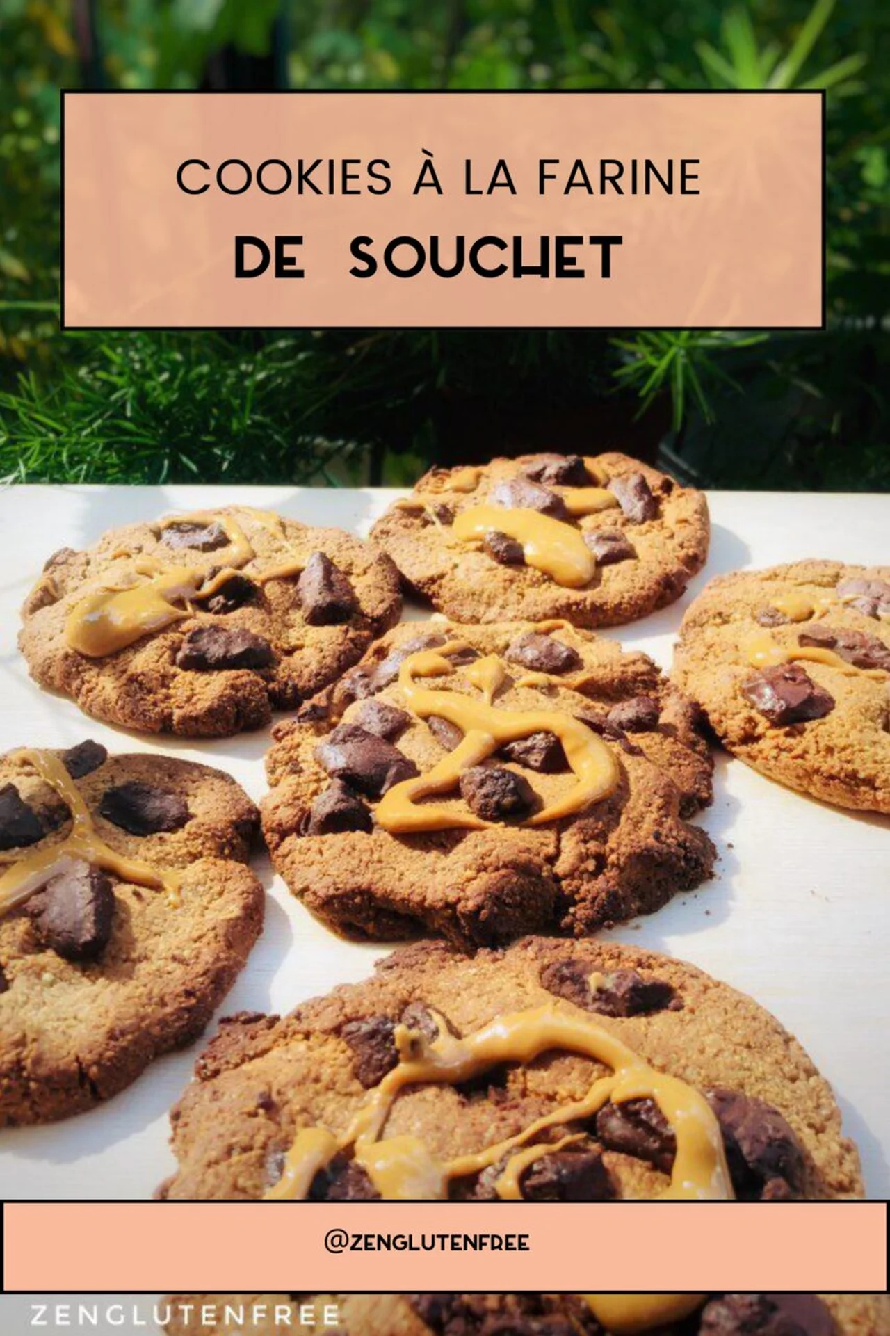 Cookies à la farine de Souchet sans gluten