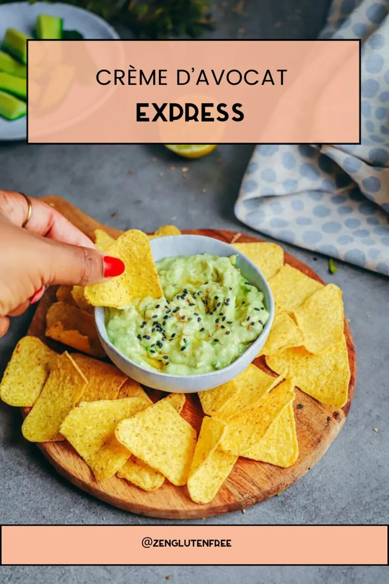 Crème d'avocat express