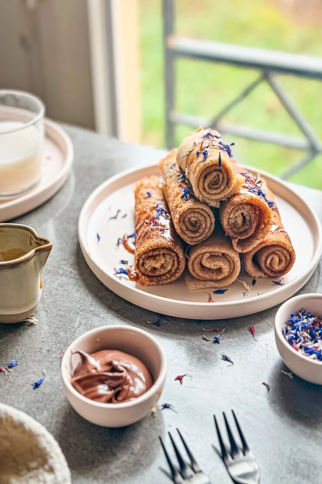 Crêpes moelleuses sans gluten aux flocons d'avoine