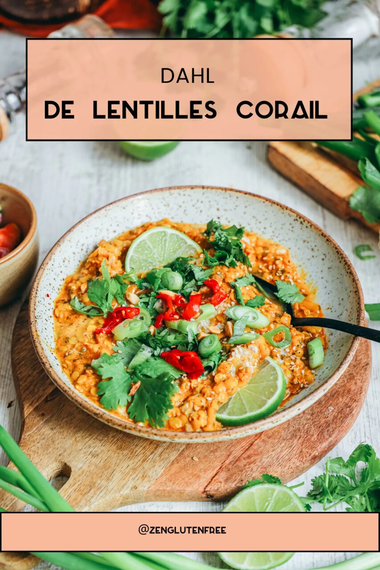 Dahl de lentilles corail