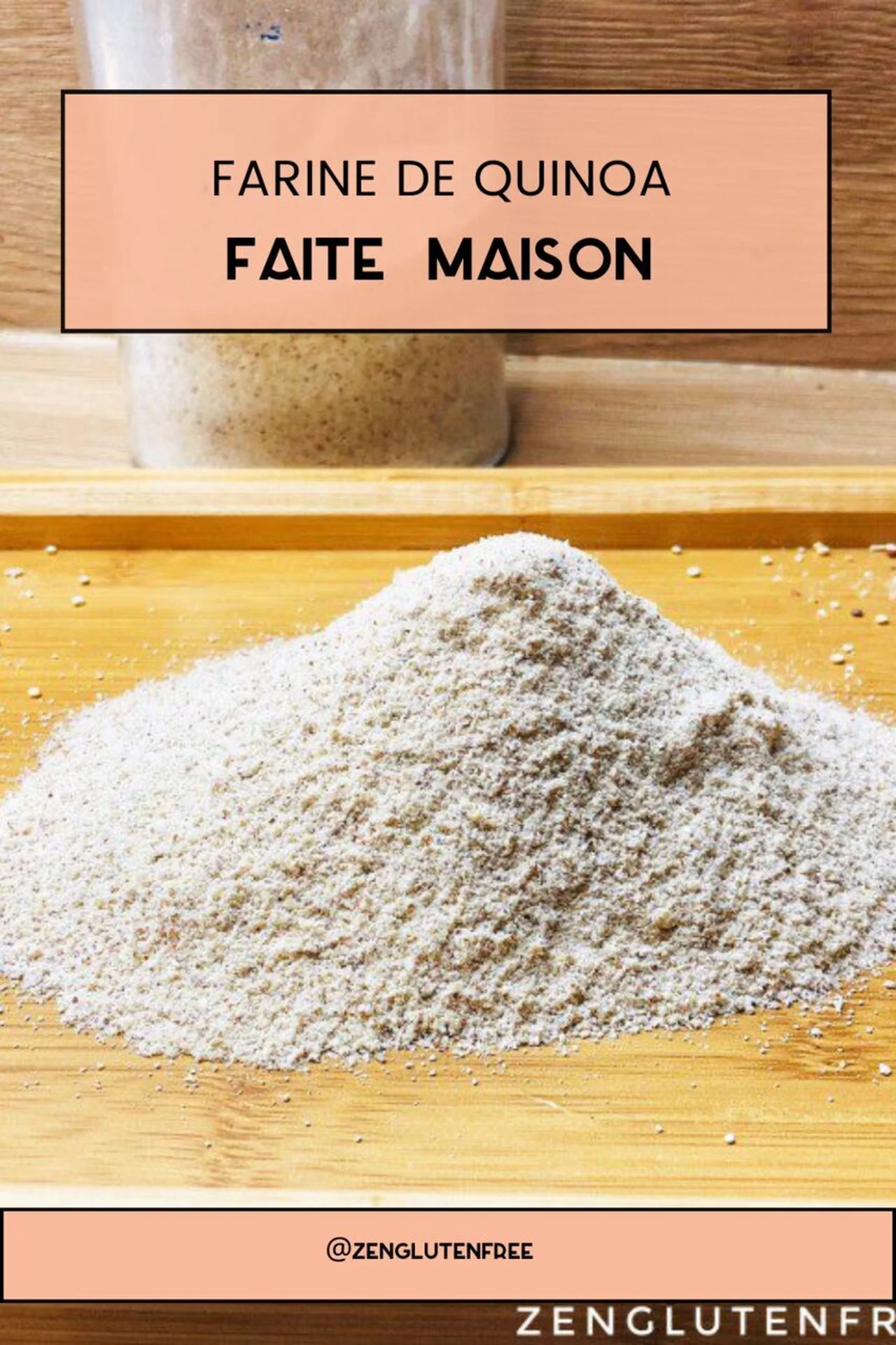 Farine de quinoa faite maison