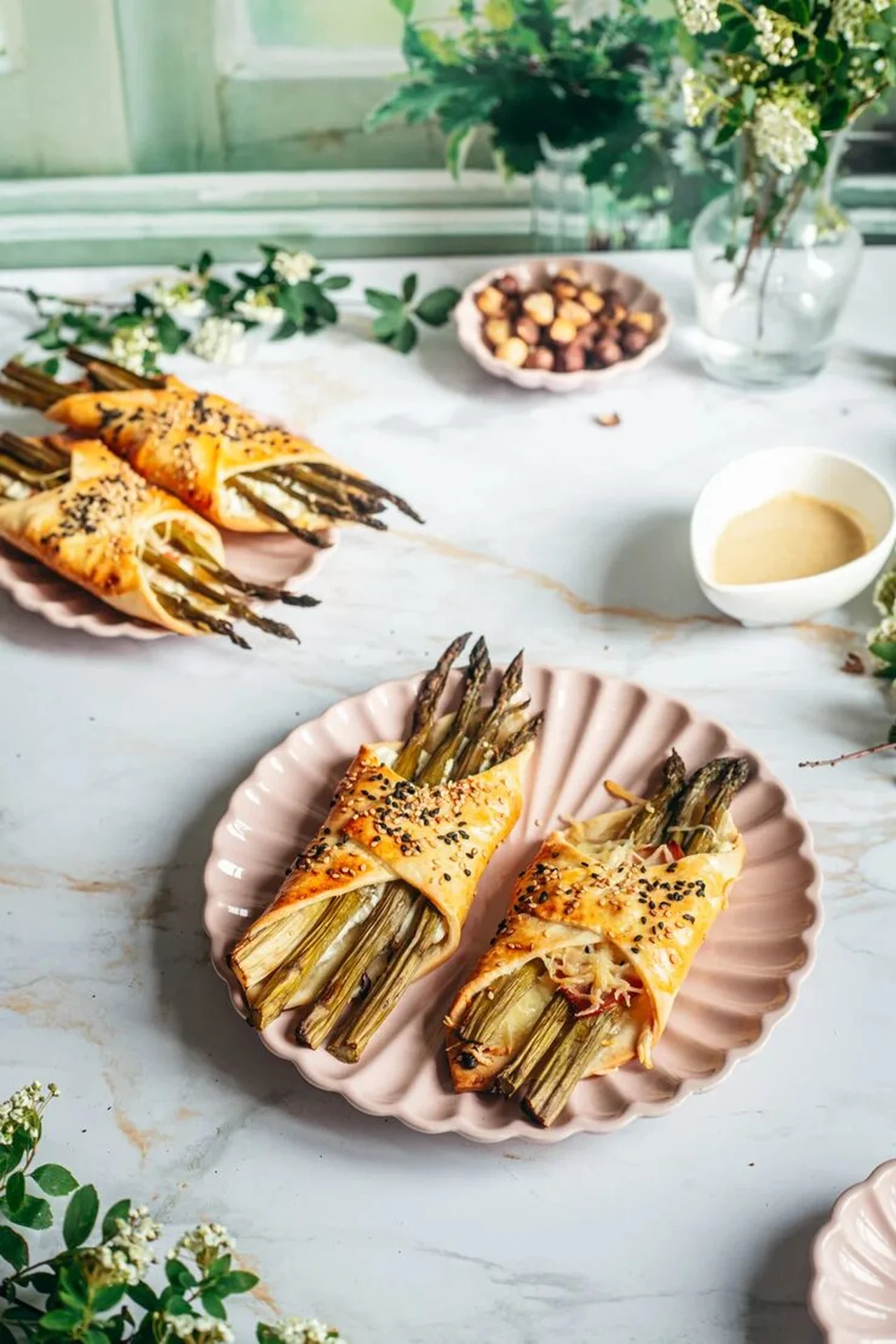 Feuilletés aux asperges vertes sans gluten