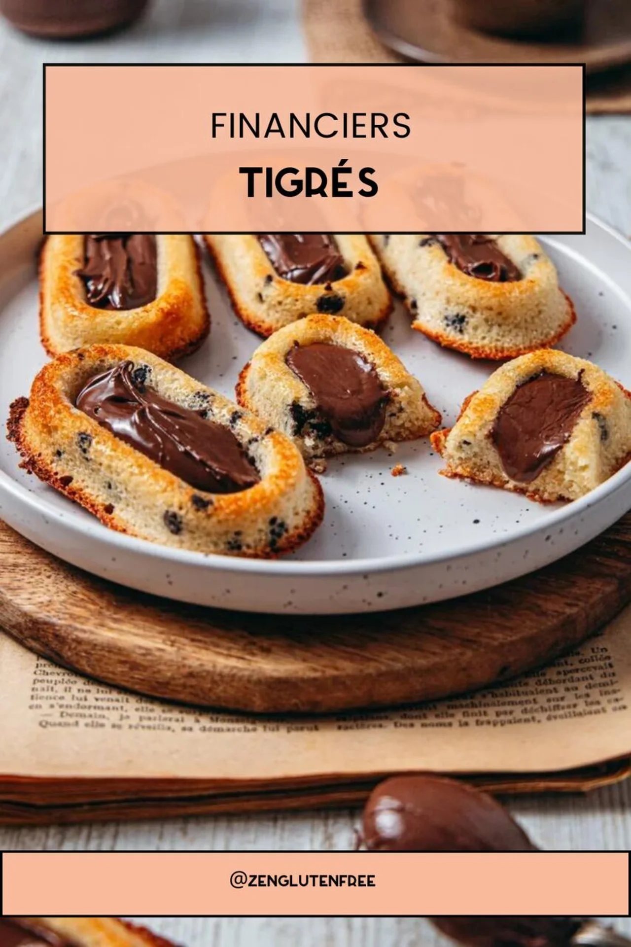 Financiers tigrés sans gluten