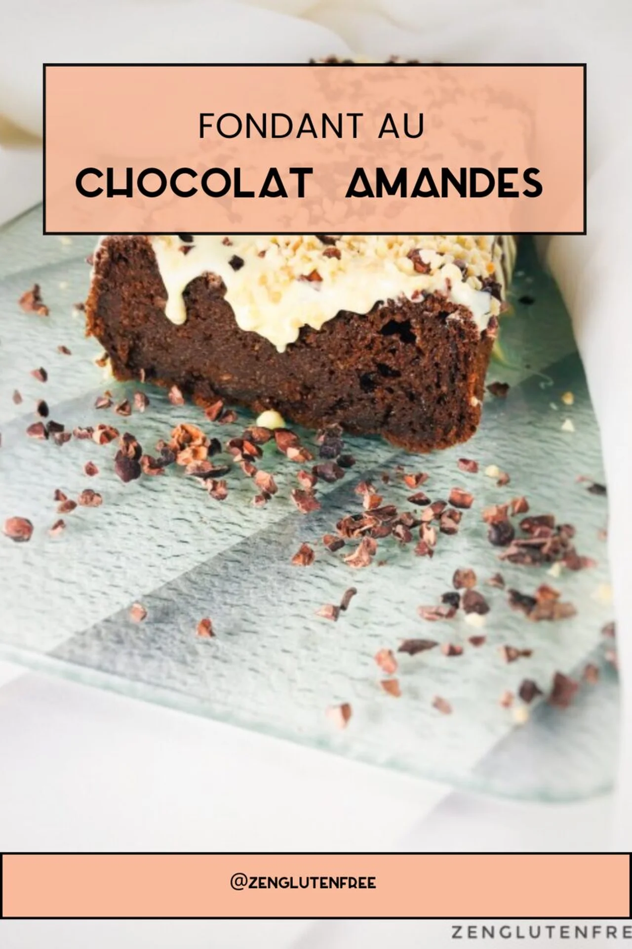 Fondant au chocolat amandes sans gluten
