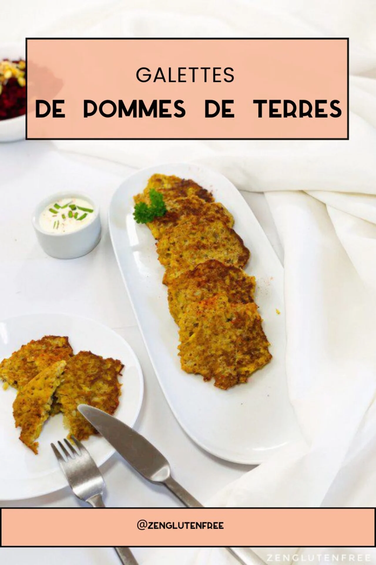 Galettes de pommes de terres sans gluten