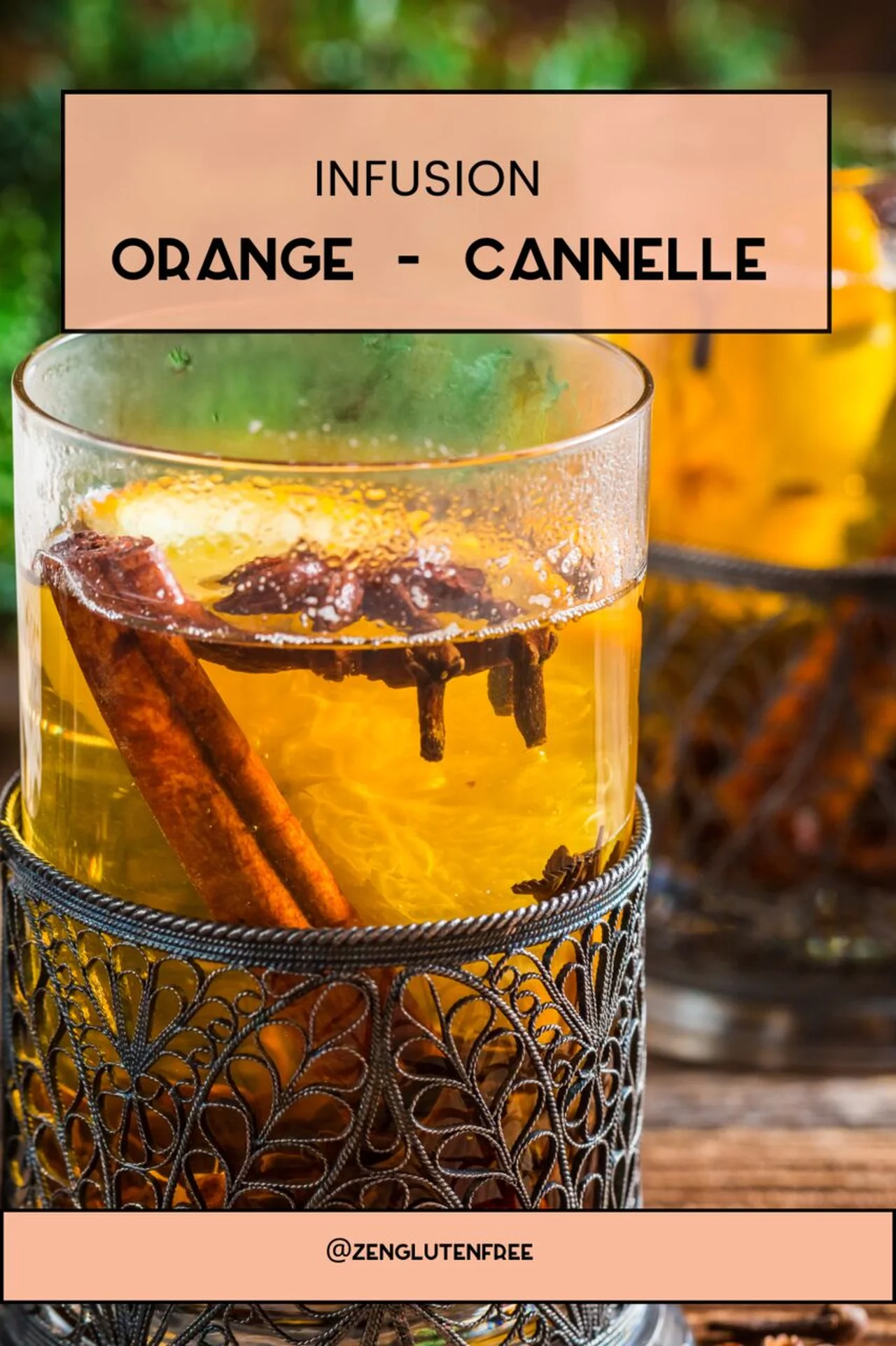 Infusion orange cannelle