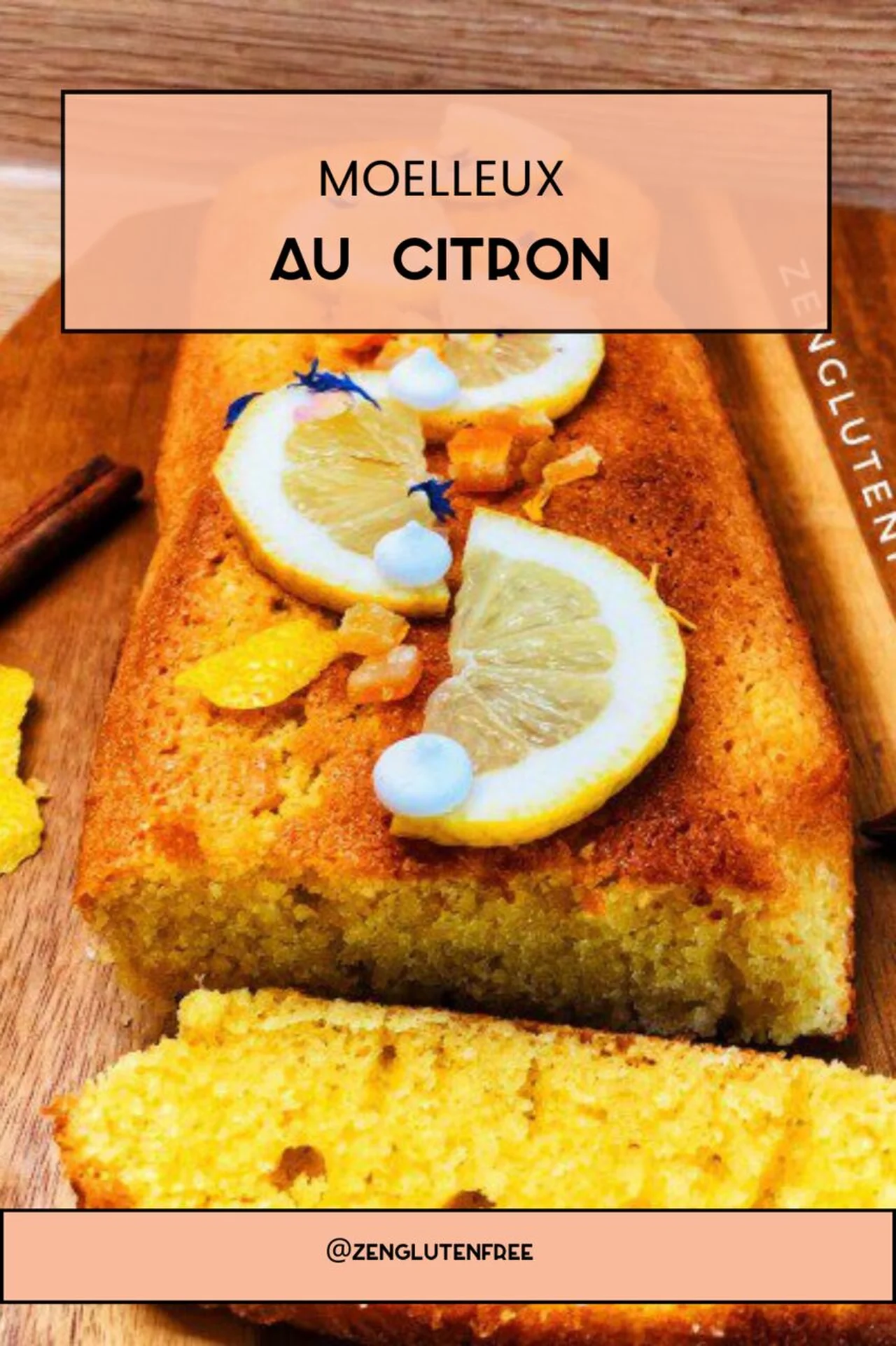 Moelleux au citron sans gluten