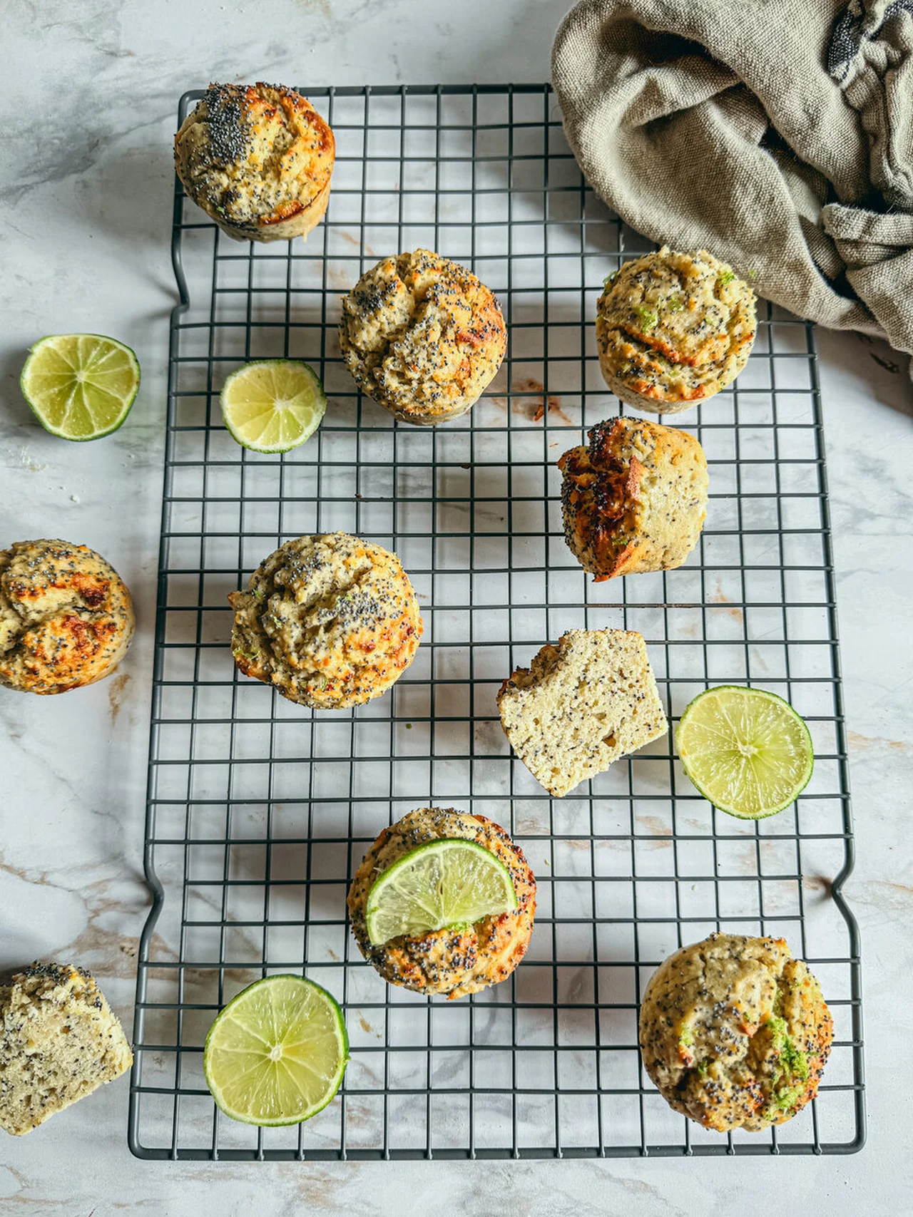 Muffins sans gluten au citron