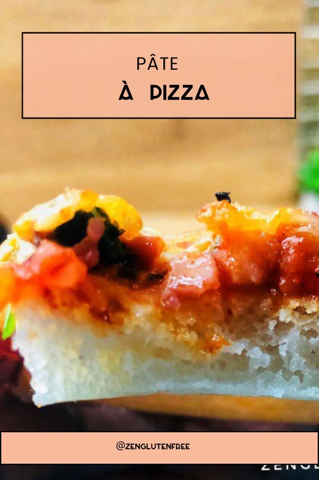 Pâte à pizza sans gluten
