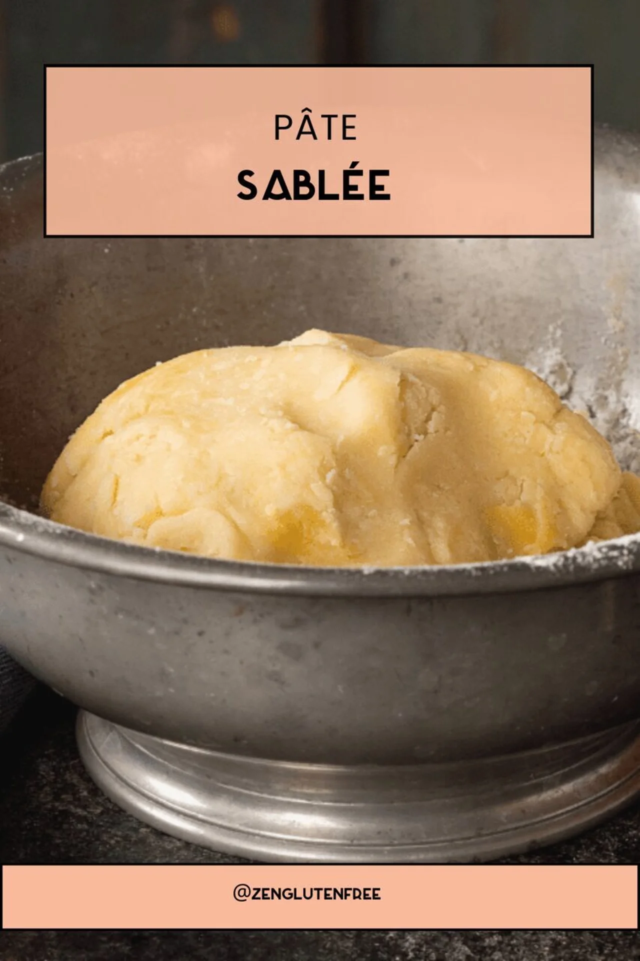 Pâte sablée sans gluten