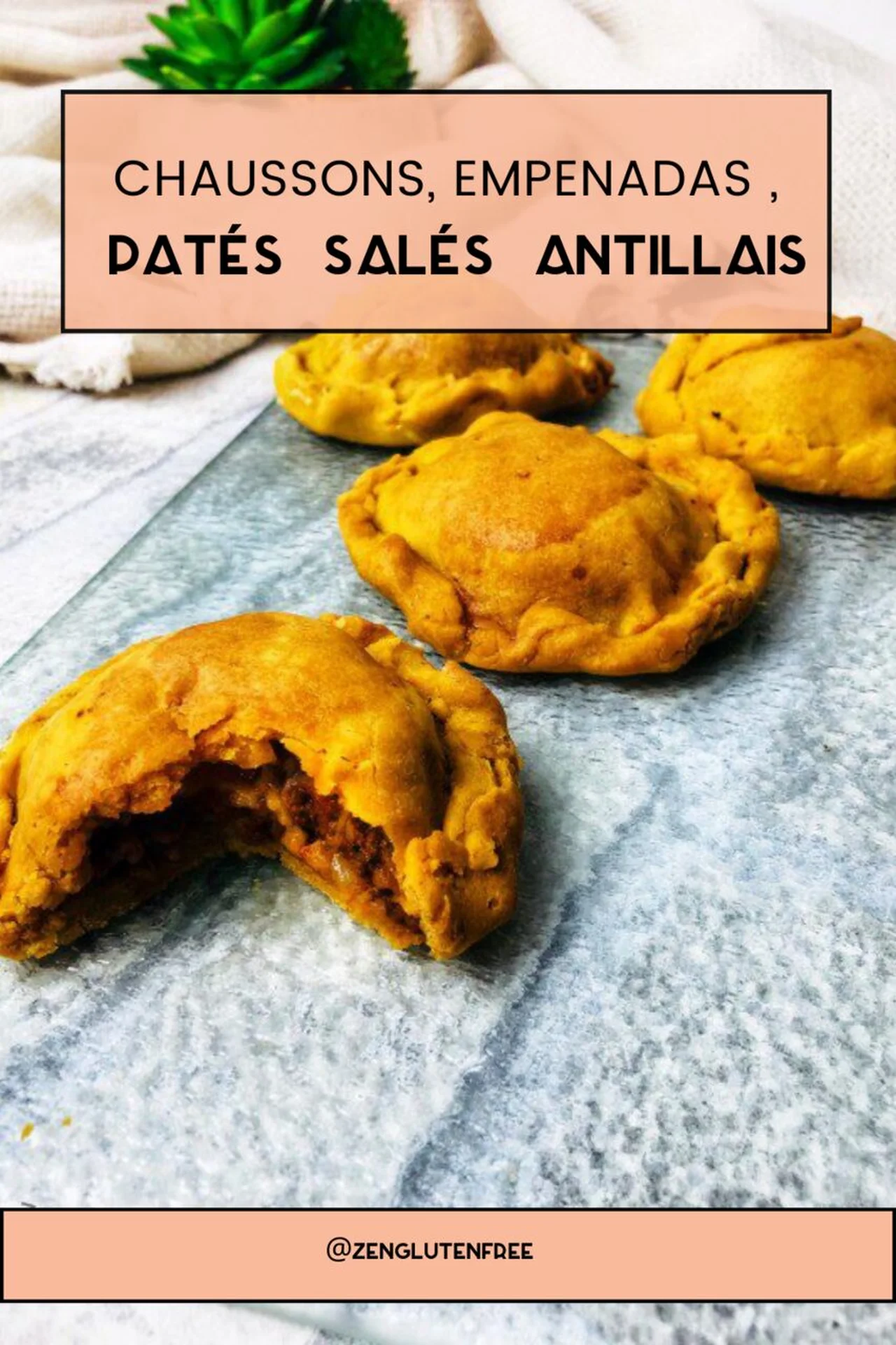 Pâtés salés antillais sans gluten