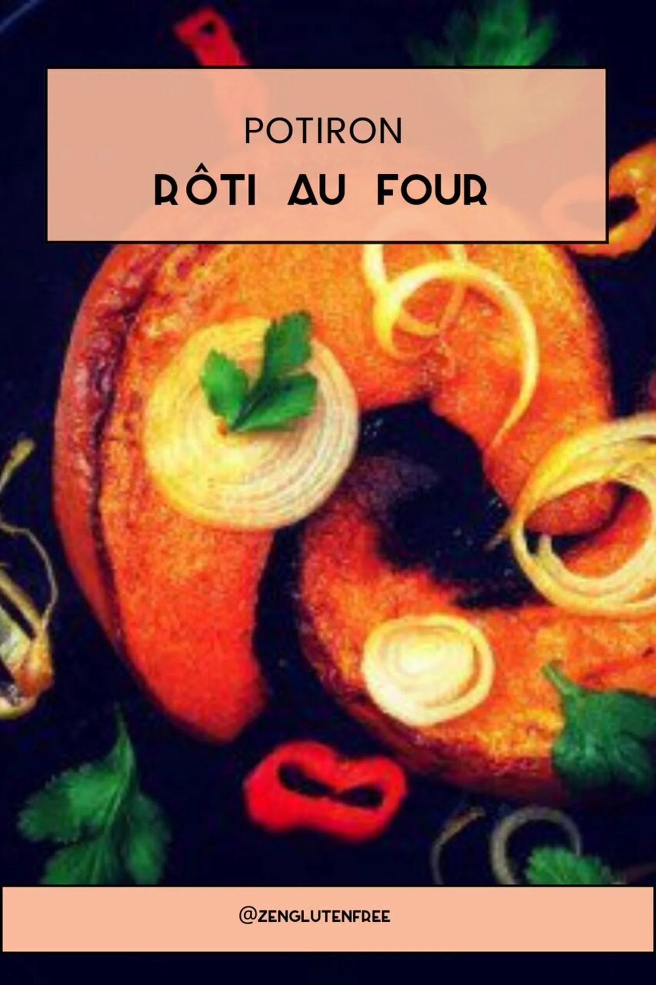 Potiron rôti au four