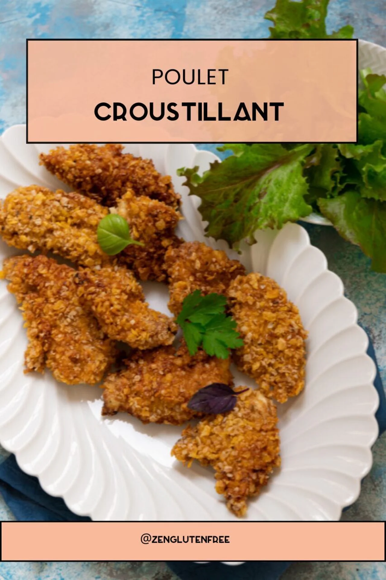 Poulet croustillant sans gluten