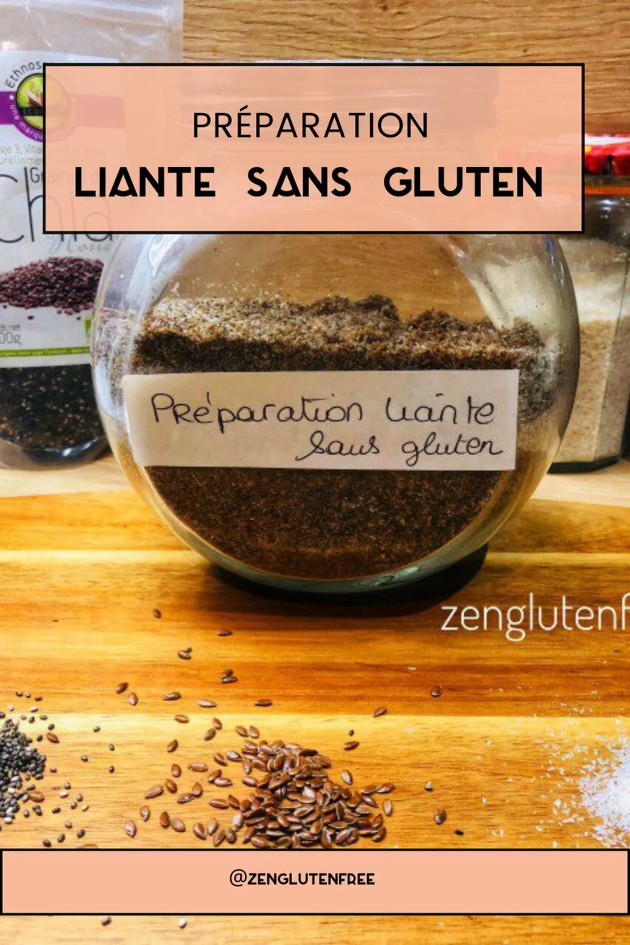 Préparation liante sans gluten