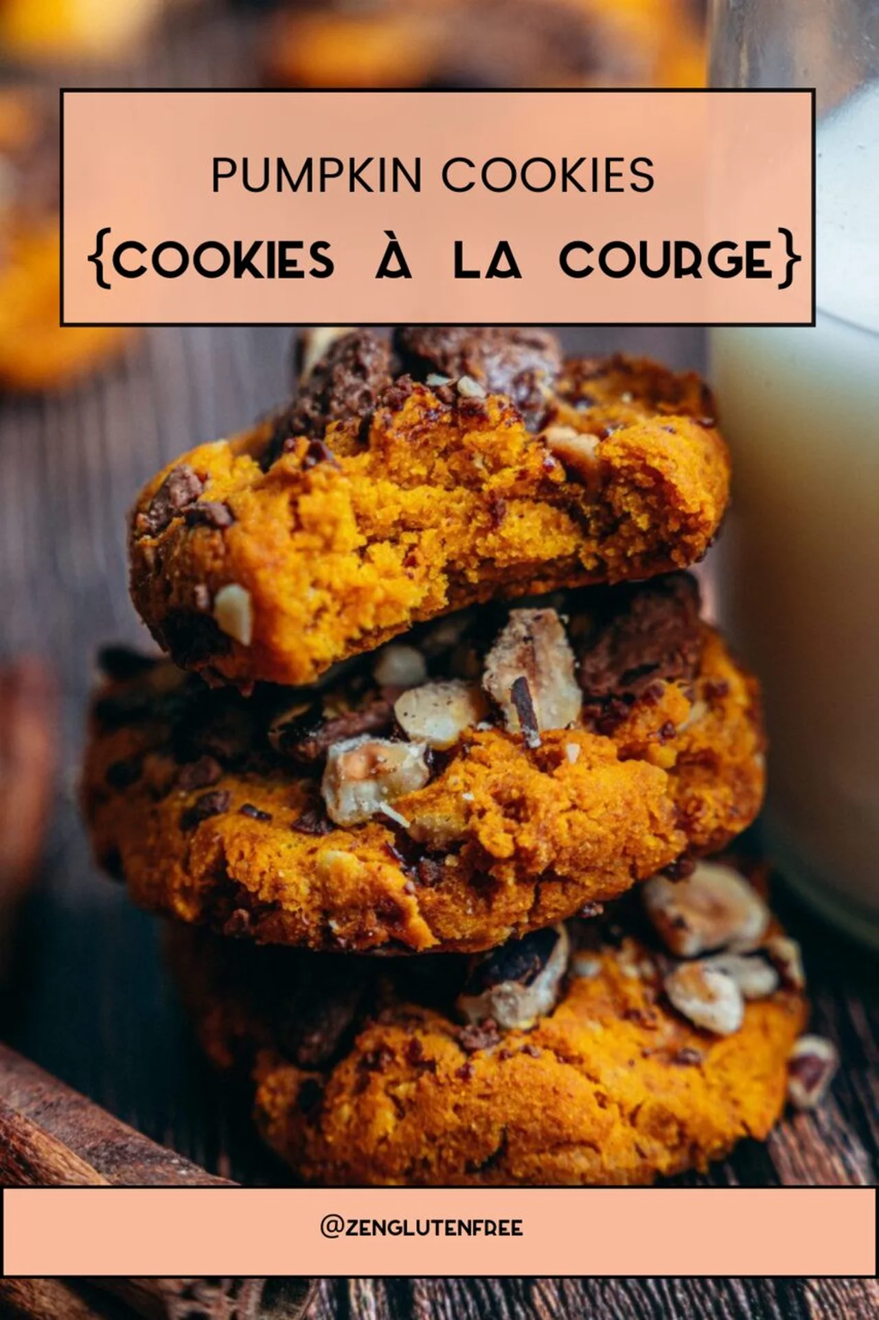 Pumpkin cookies sans gluten