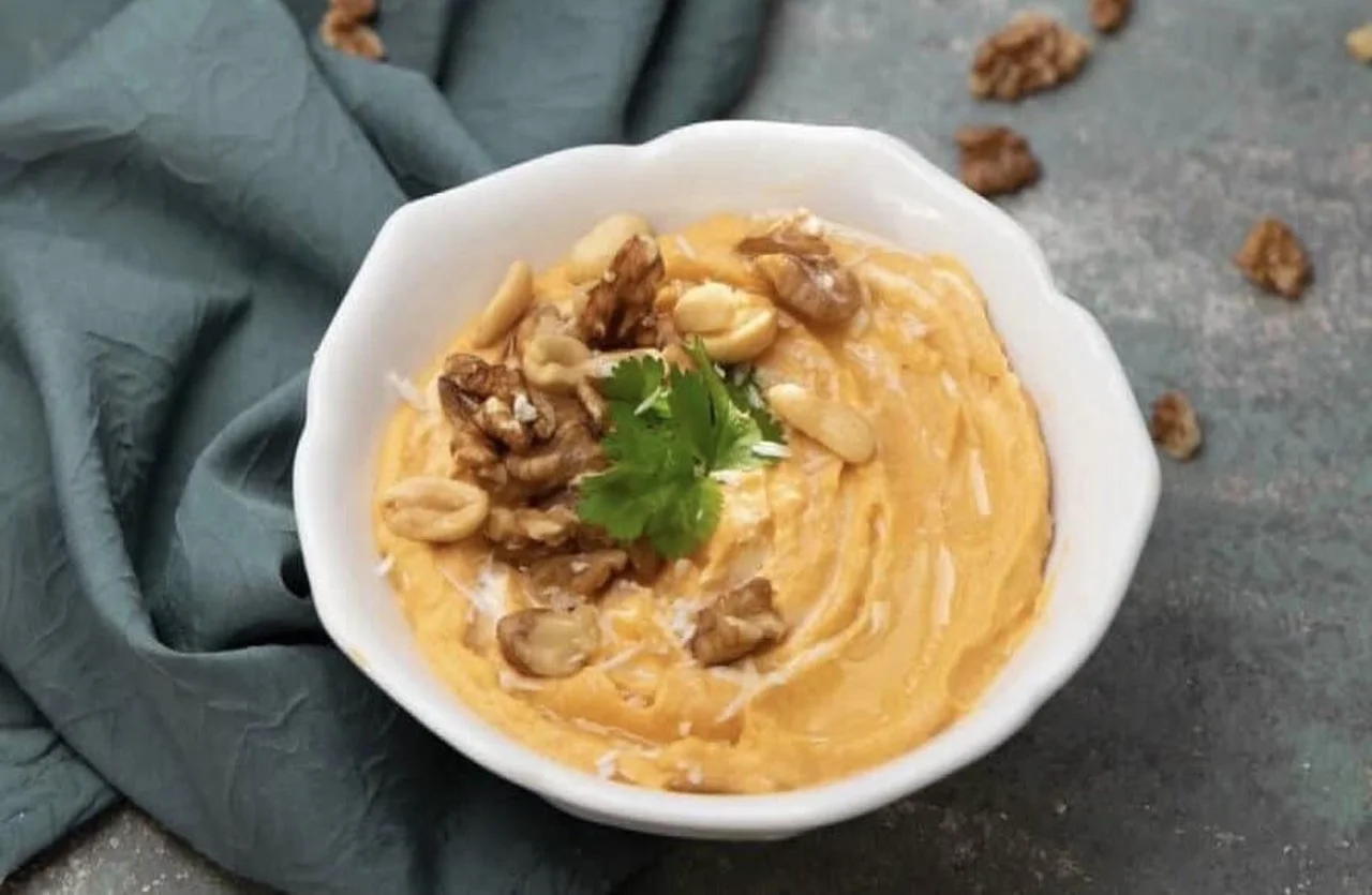 Purée de butternut et de patate douce