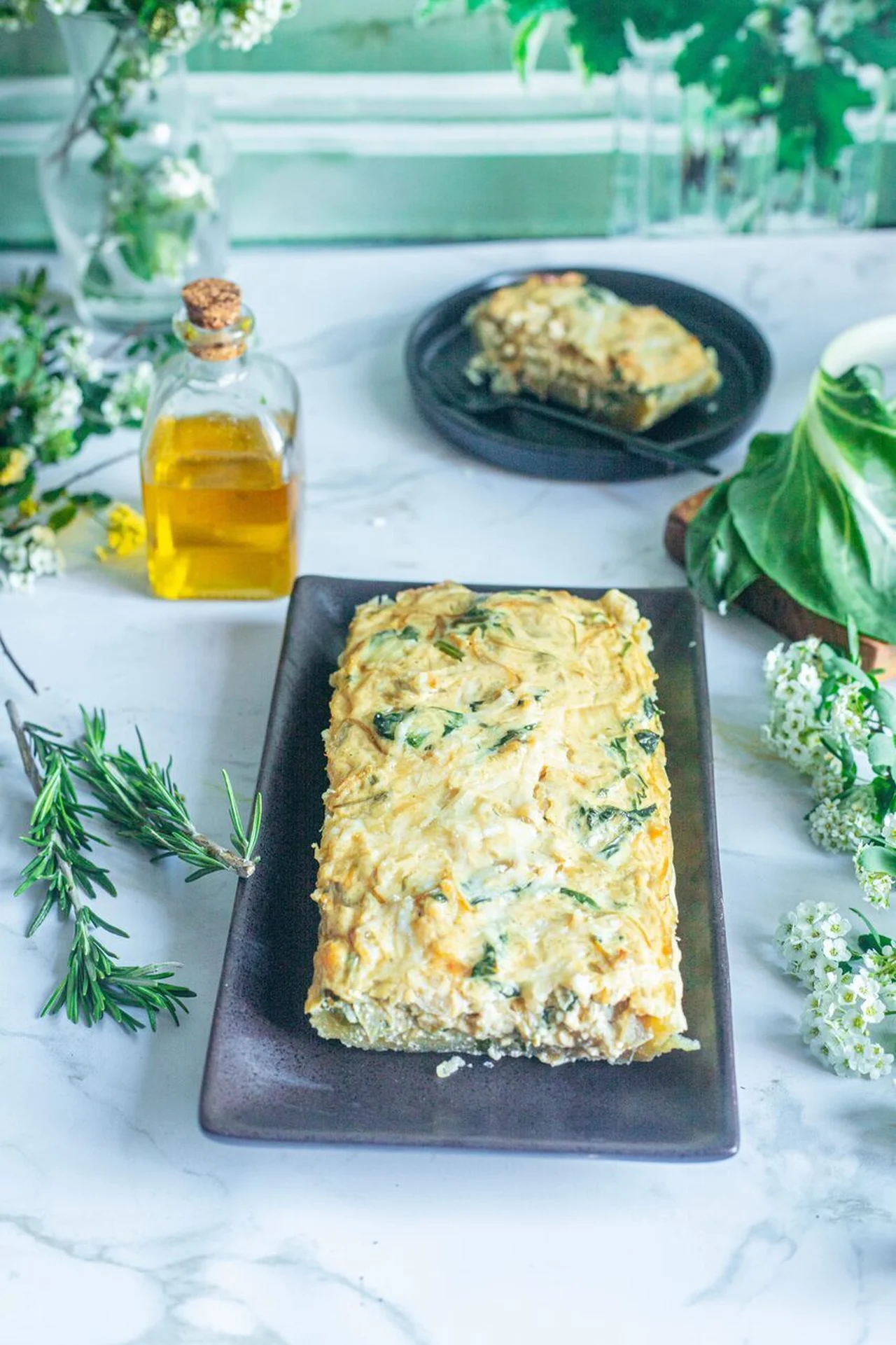 Quiche aux blettes et au chèvre