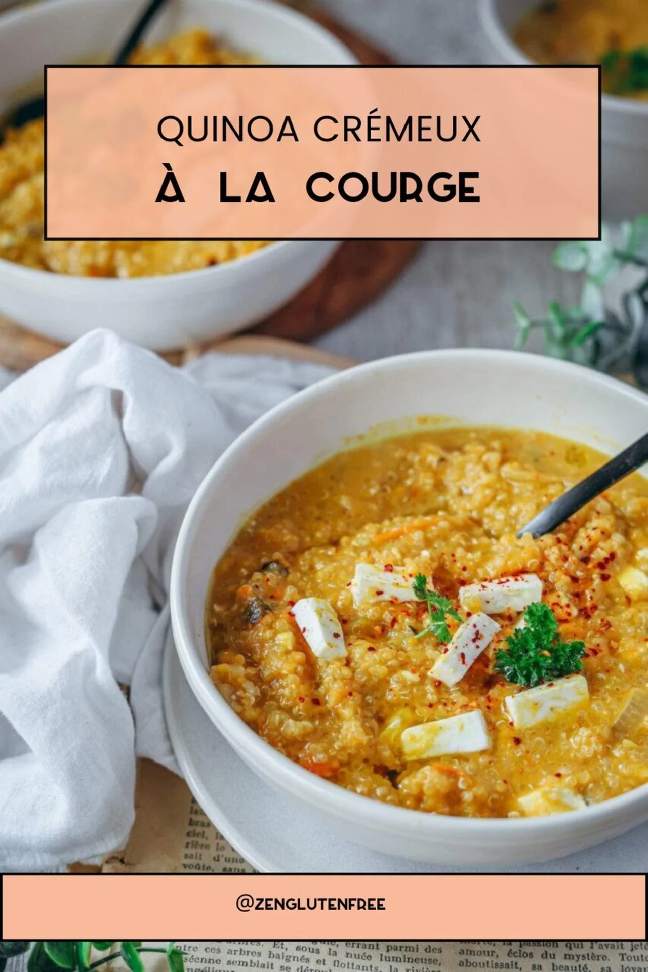 Quinoa crémeux à la courge
