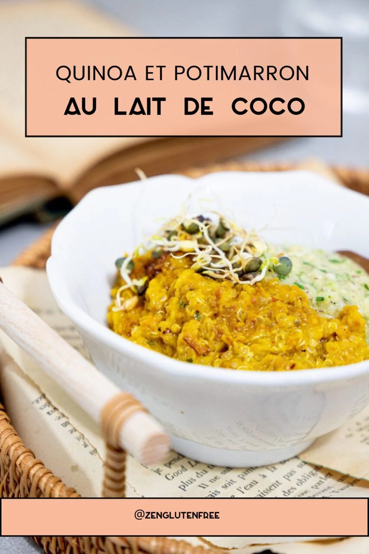 Quinoa et potimarron au lait de coco