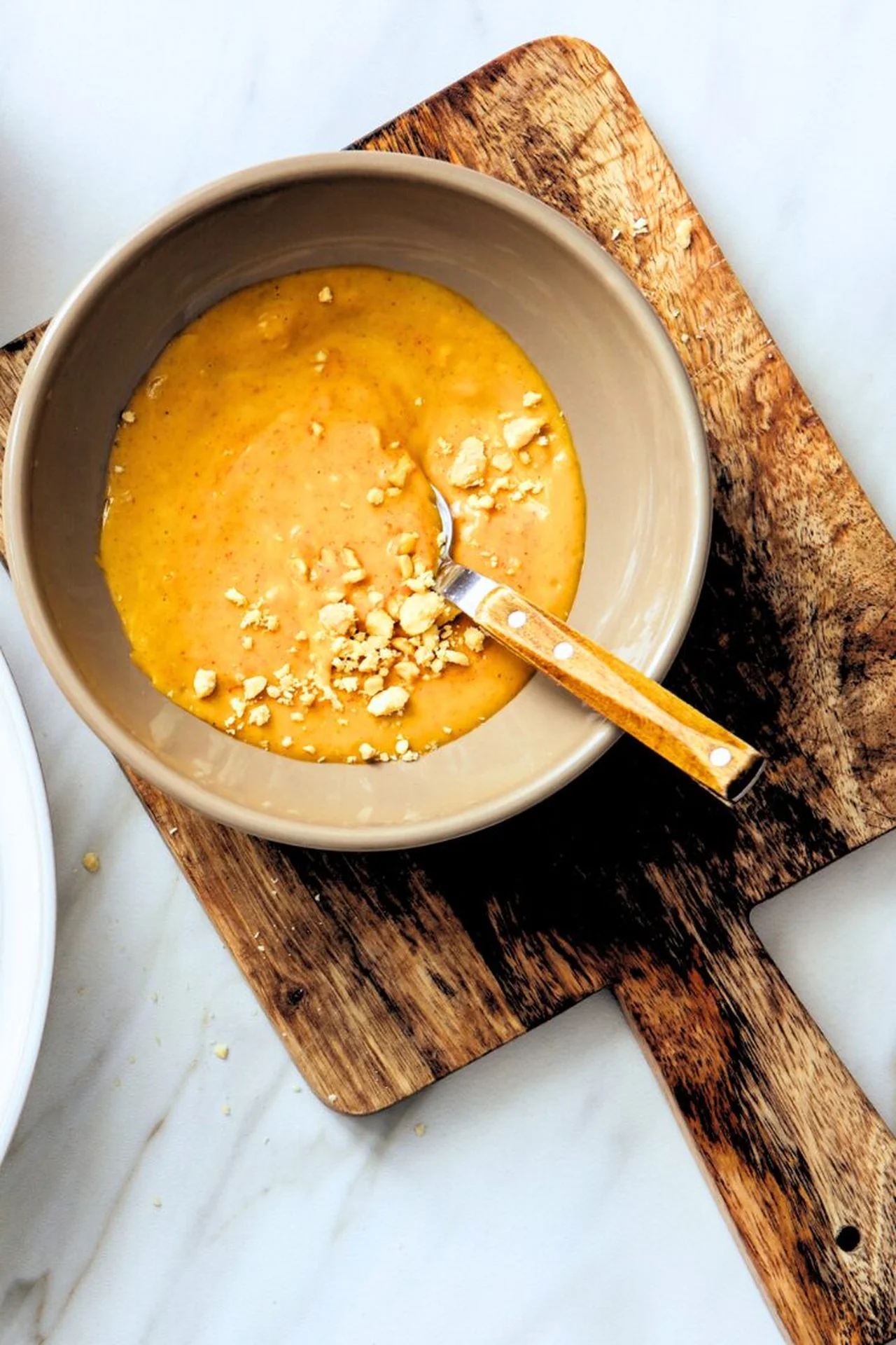Sauce crémeuse à la cacahuète