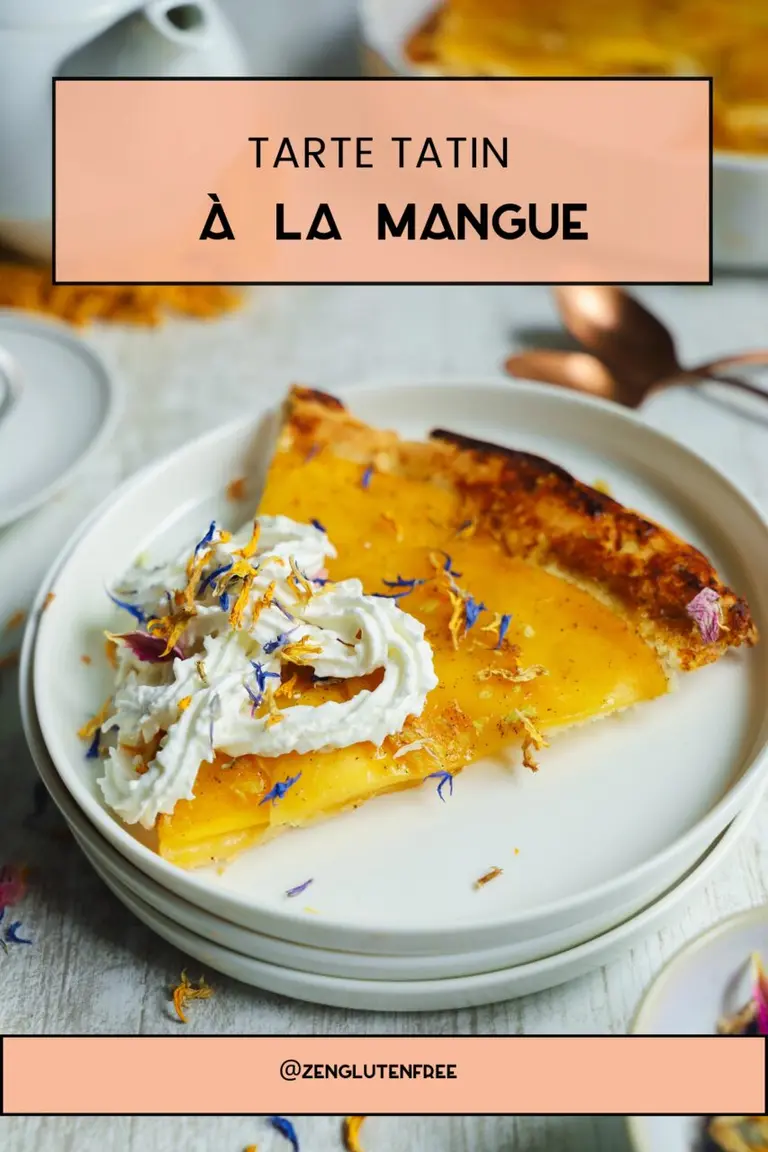 Tarte tatin à la mangue