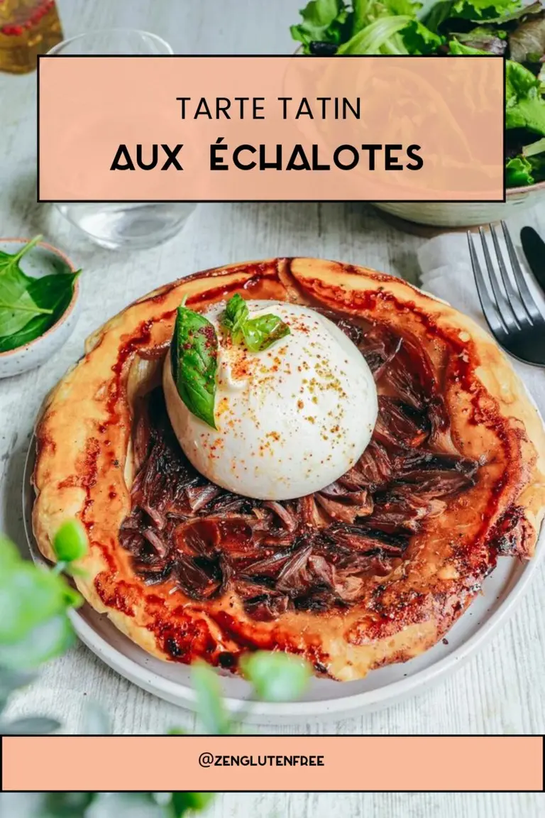 Tarte tatin aux échalotes