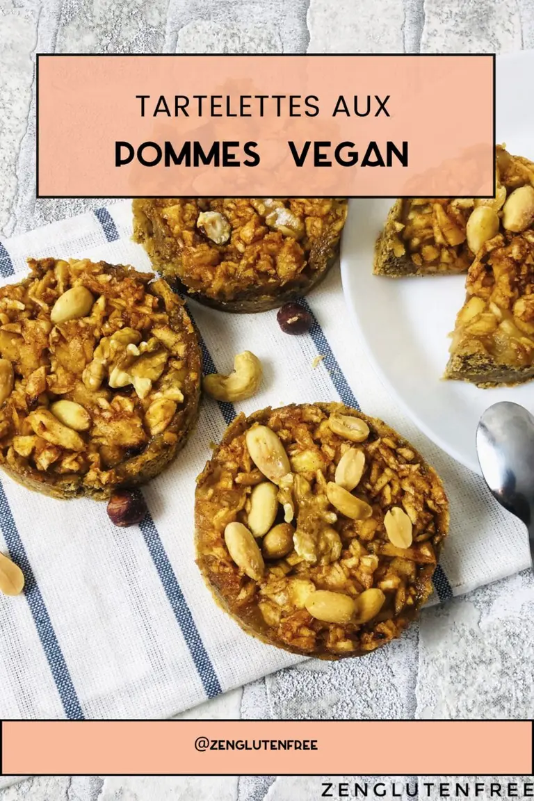 Tartelettes aux pommes vegan sans gluten