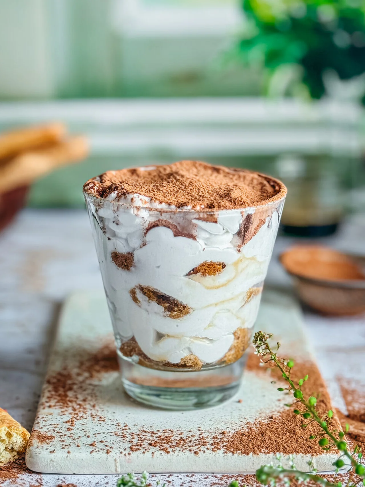 Tiramisu végétal et sans gluten