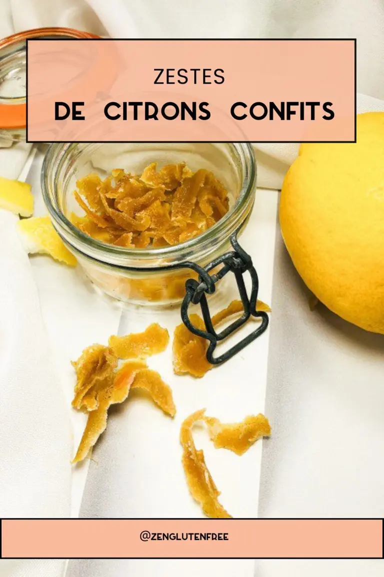 Zestes de citrons confits