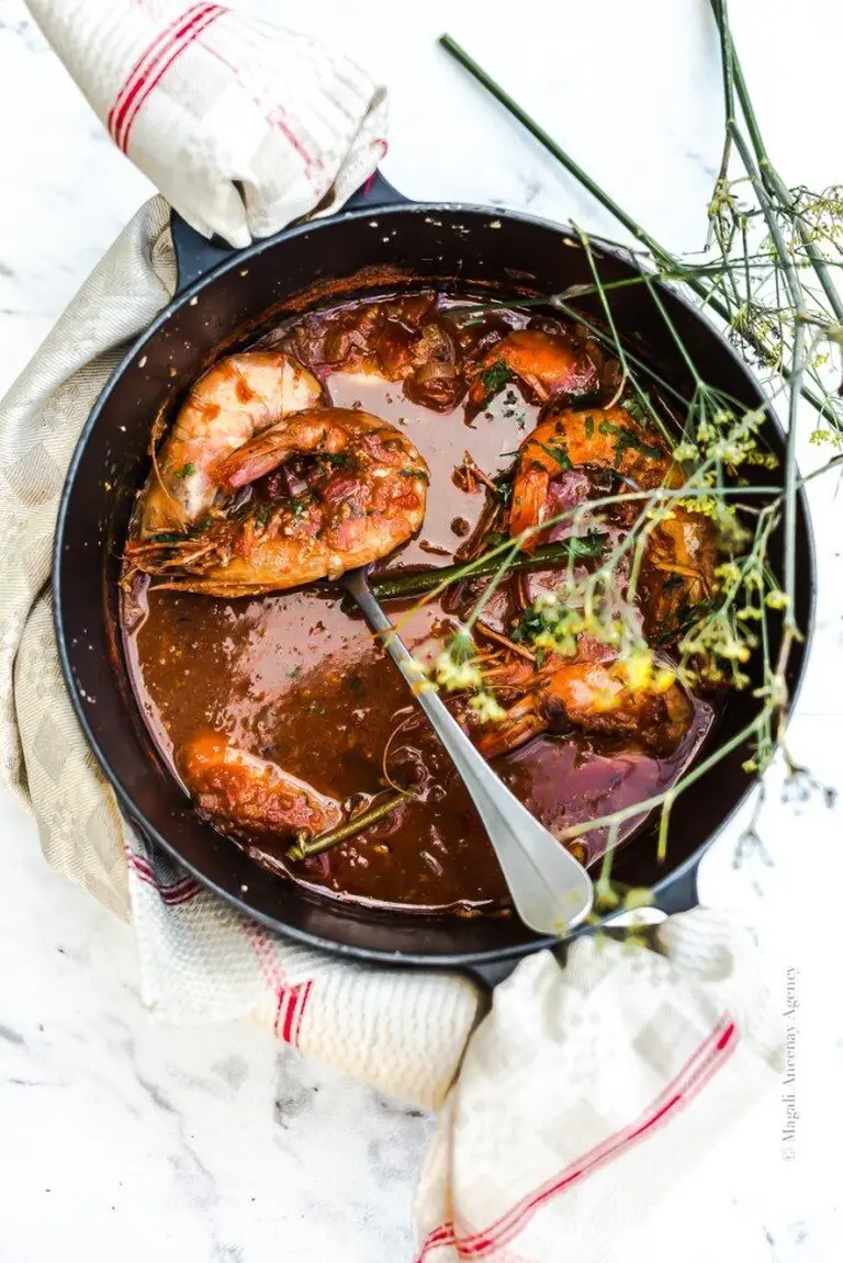 Gambas à l'armoricaine