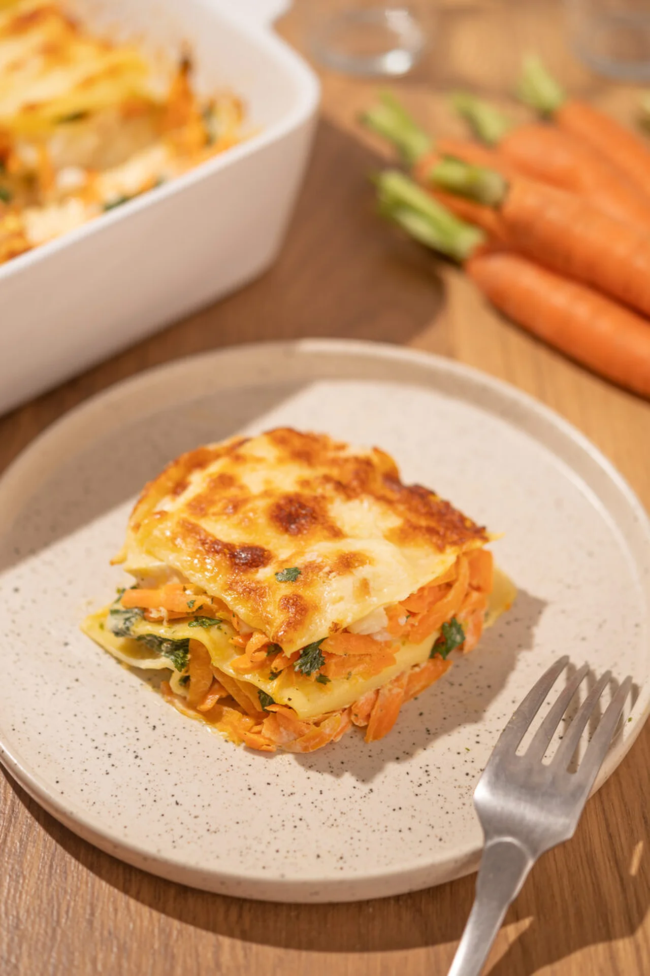 Lasagnes de carotte