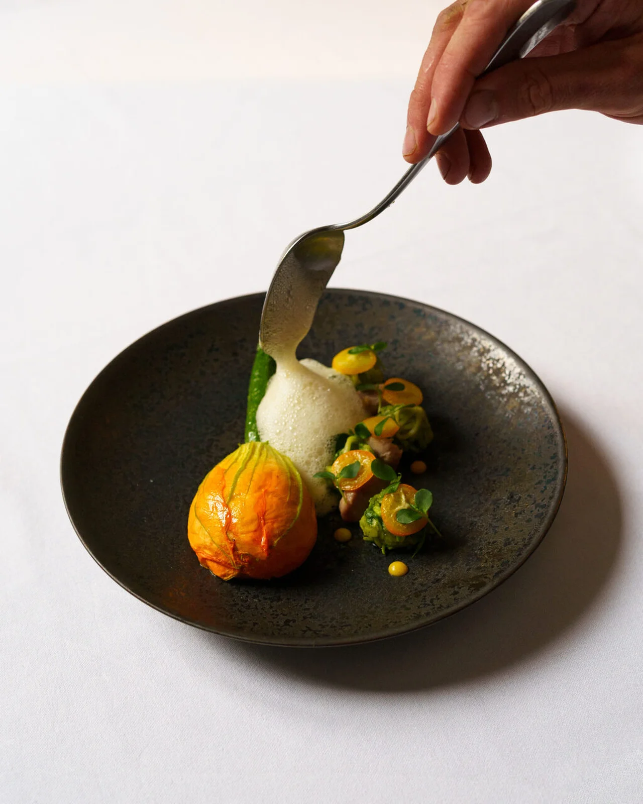 Fleur de courgette et kumquat