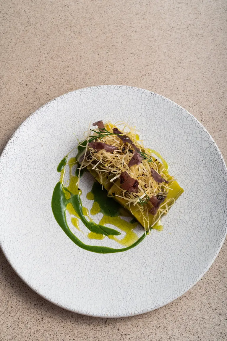 Poireaux Vinaigrette aux Algues