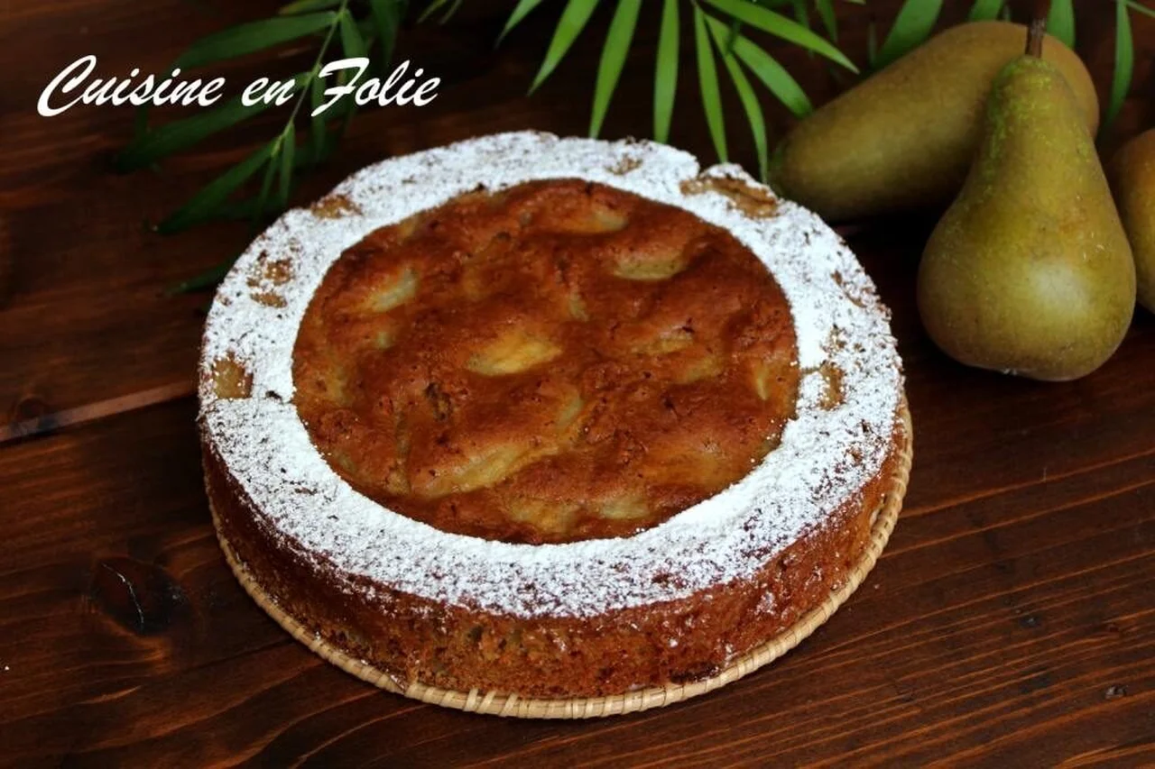 Gâteau aux poires