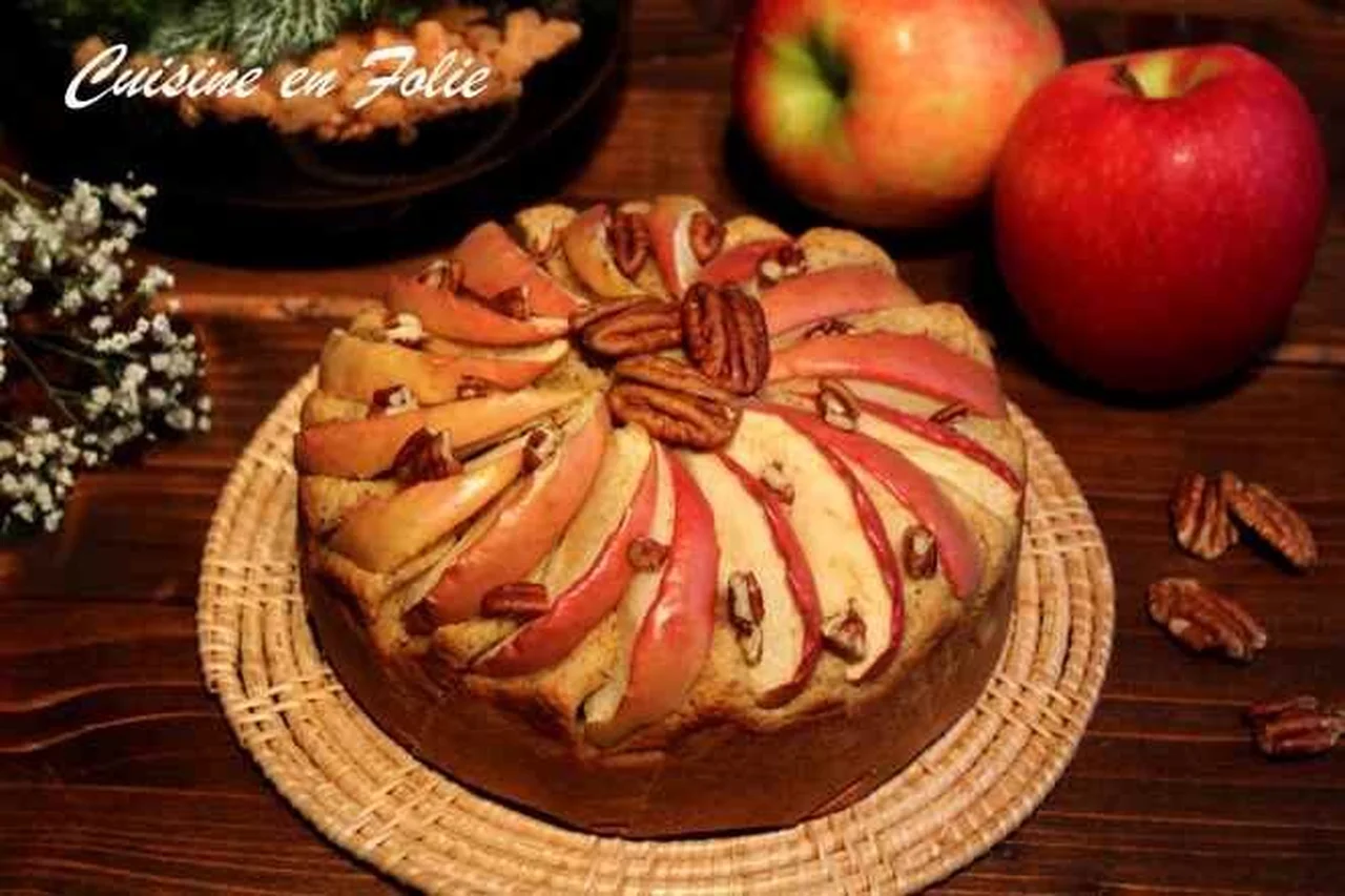 Gâteau aux pommes sans sucre ajouté