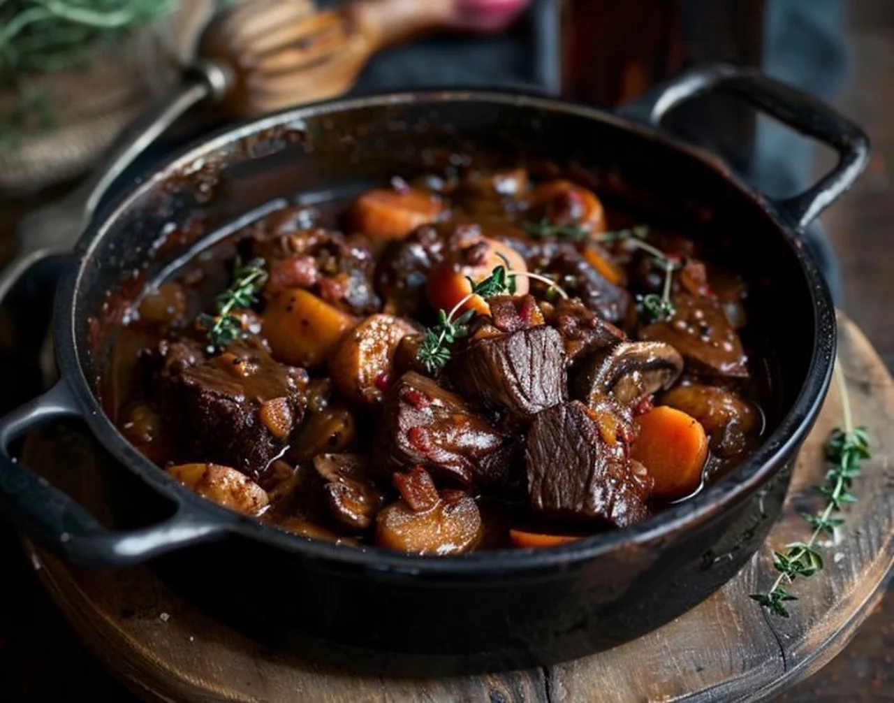 Bœuf Bourguignon pour Rééquilibrage Alimentaire