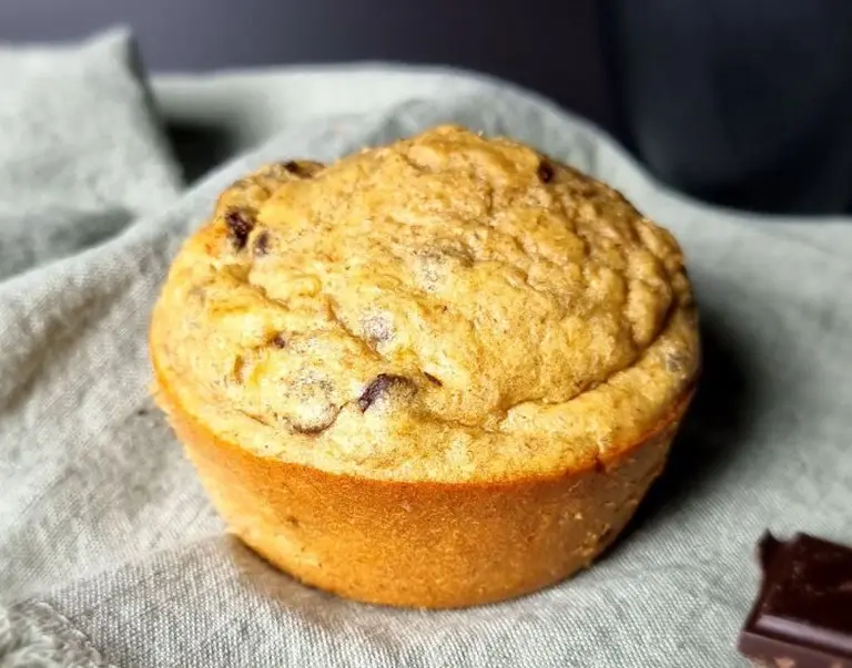 Muffin banane chocolat sans matière grasse