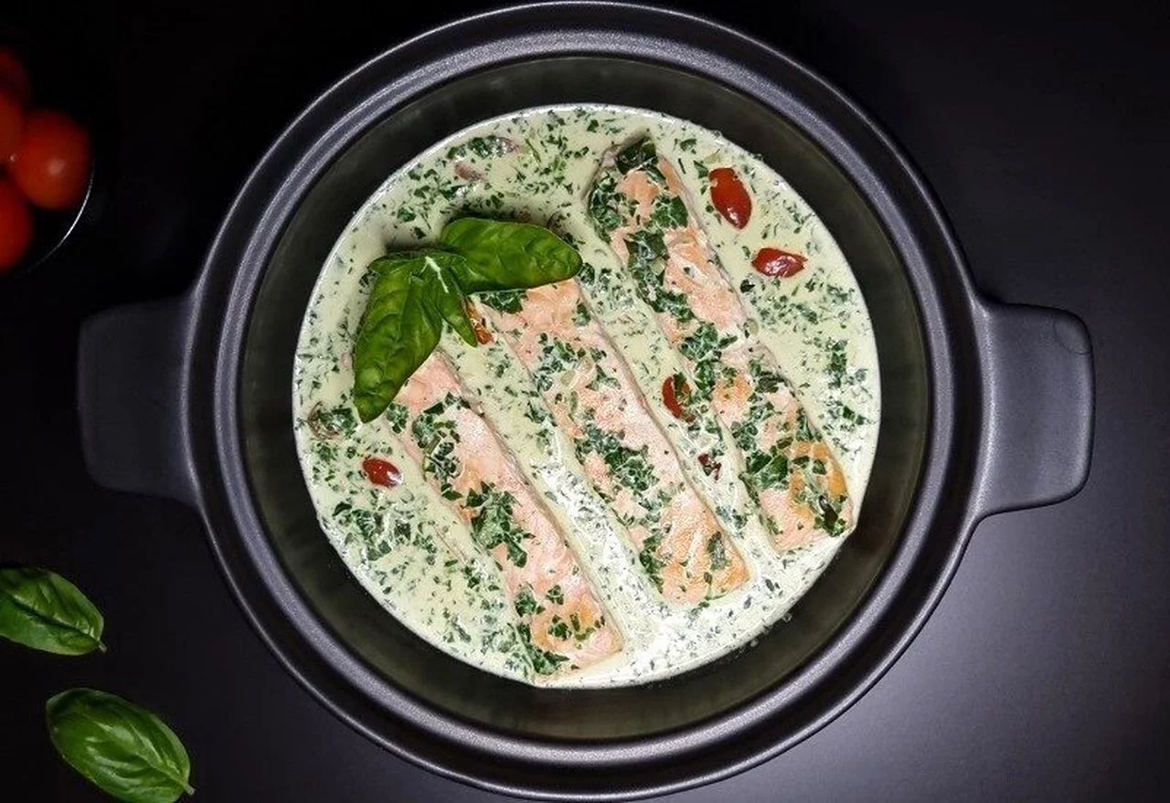 Saumon à la toscane