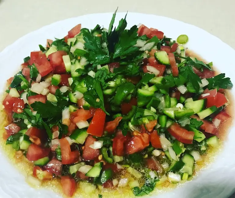 Salade du berger turque