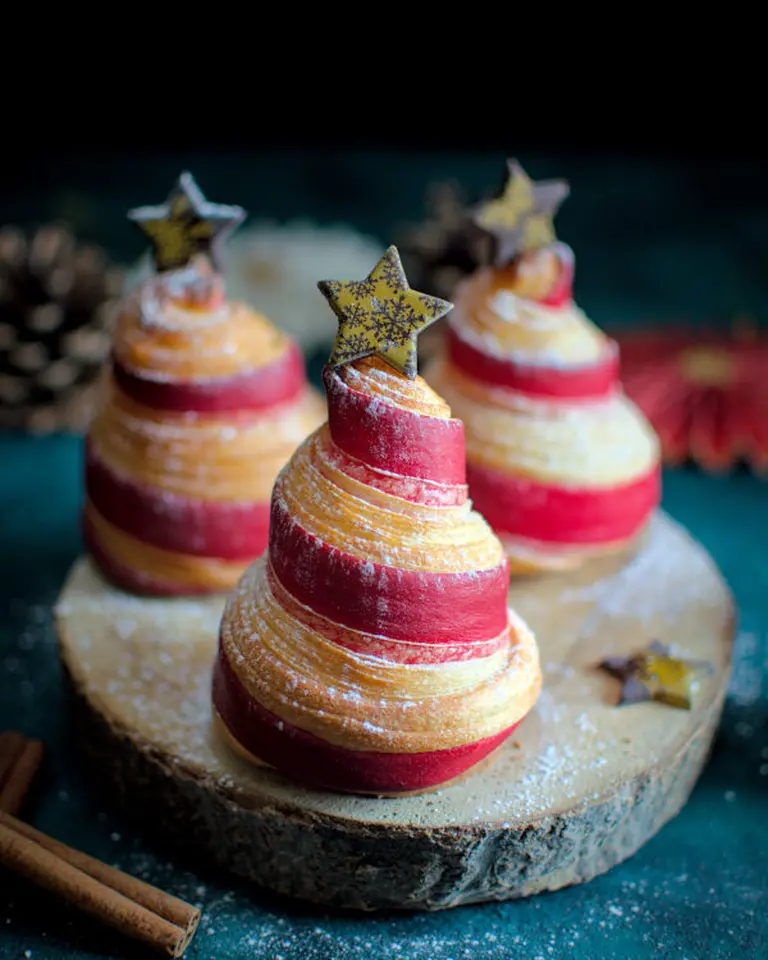 Viennoiserie sapin saveur chocolat chaud