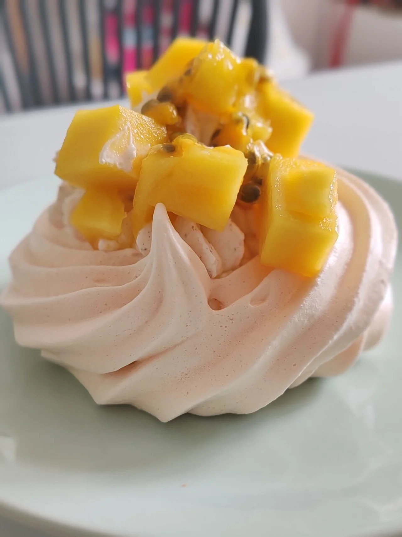 Pavlovas mangue, vanille et passion