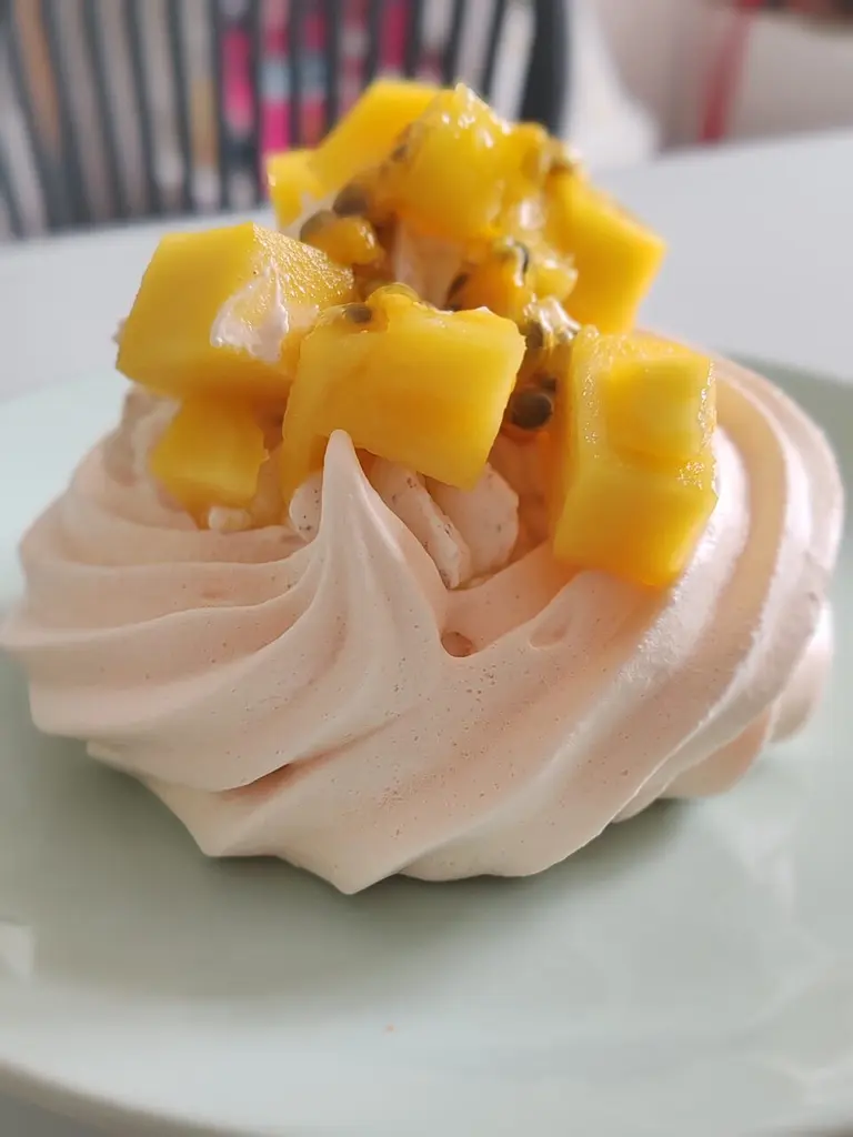Pavlovas mangue, vanille et passion