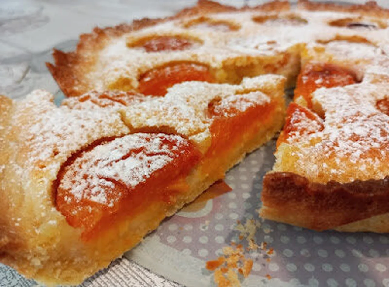 La tarte amandine aux abricots