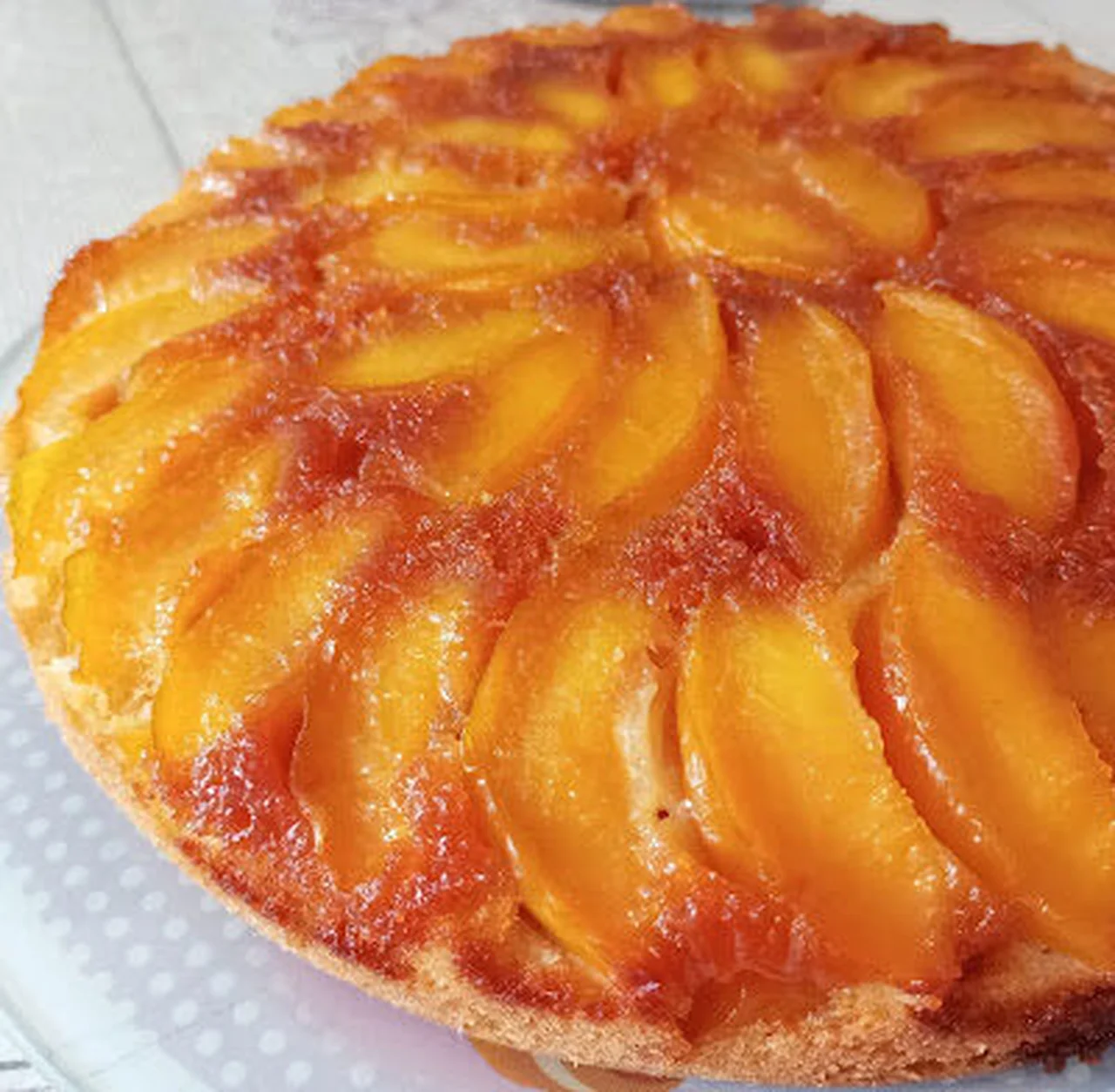 Le gâteau renversé aux prunes
