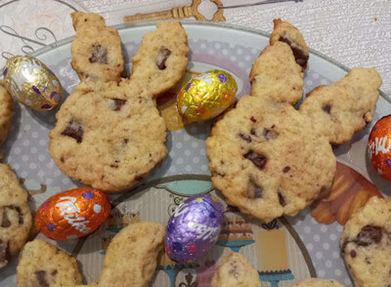 Les cookies lapins de Pâques