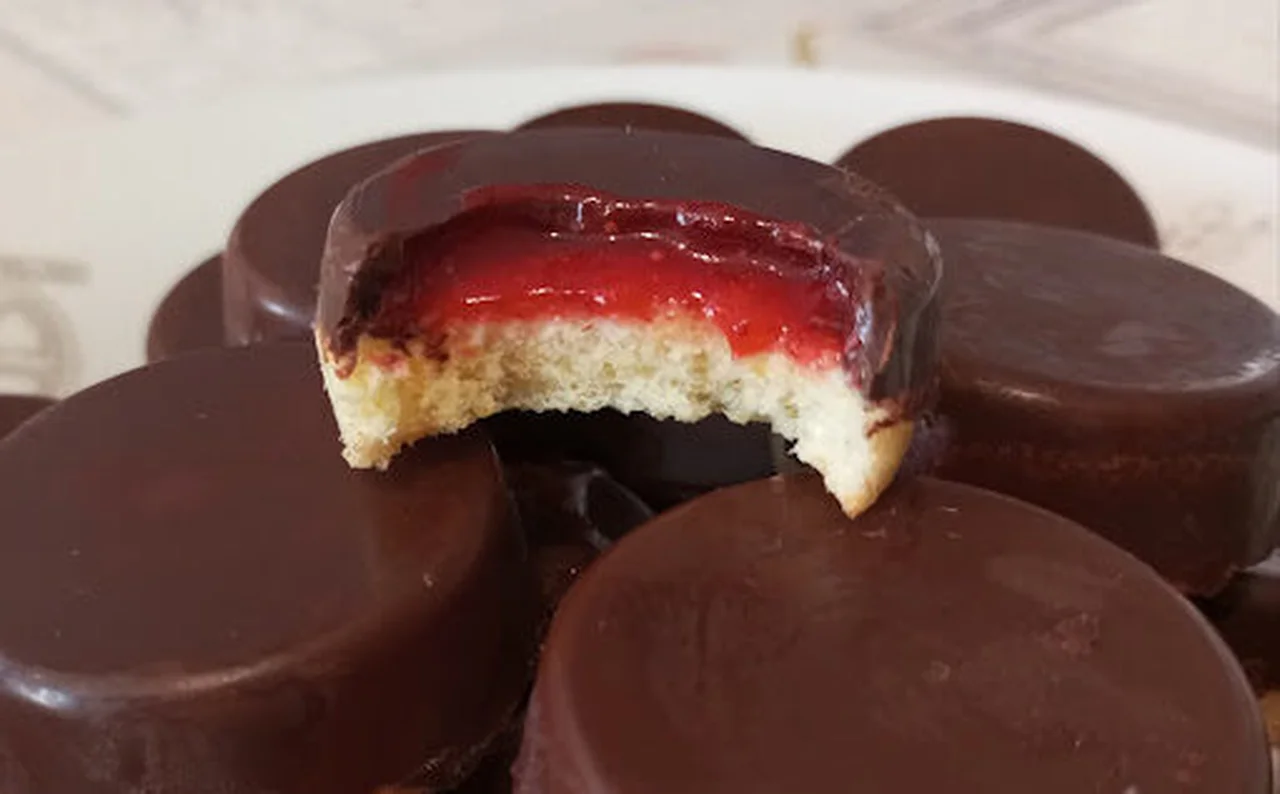 Petites bouchées à la fraise façon Pim's